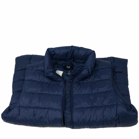 GAP Jackets & Blazers - GAP Navy Womens Puffer Zip Up Jacket Vest With